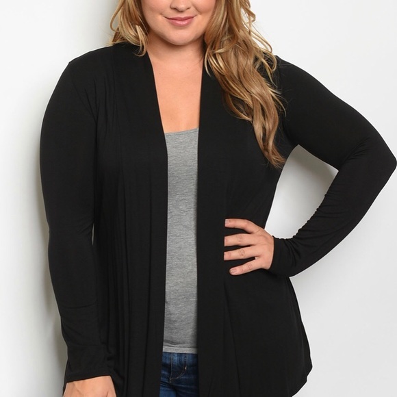 LAST ONE! Sale! Black Cardigan - Picture 2 of 4